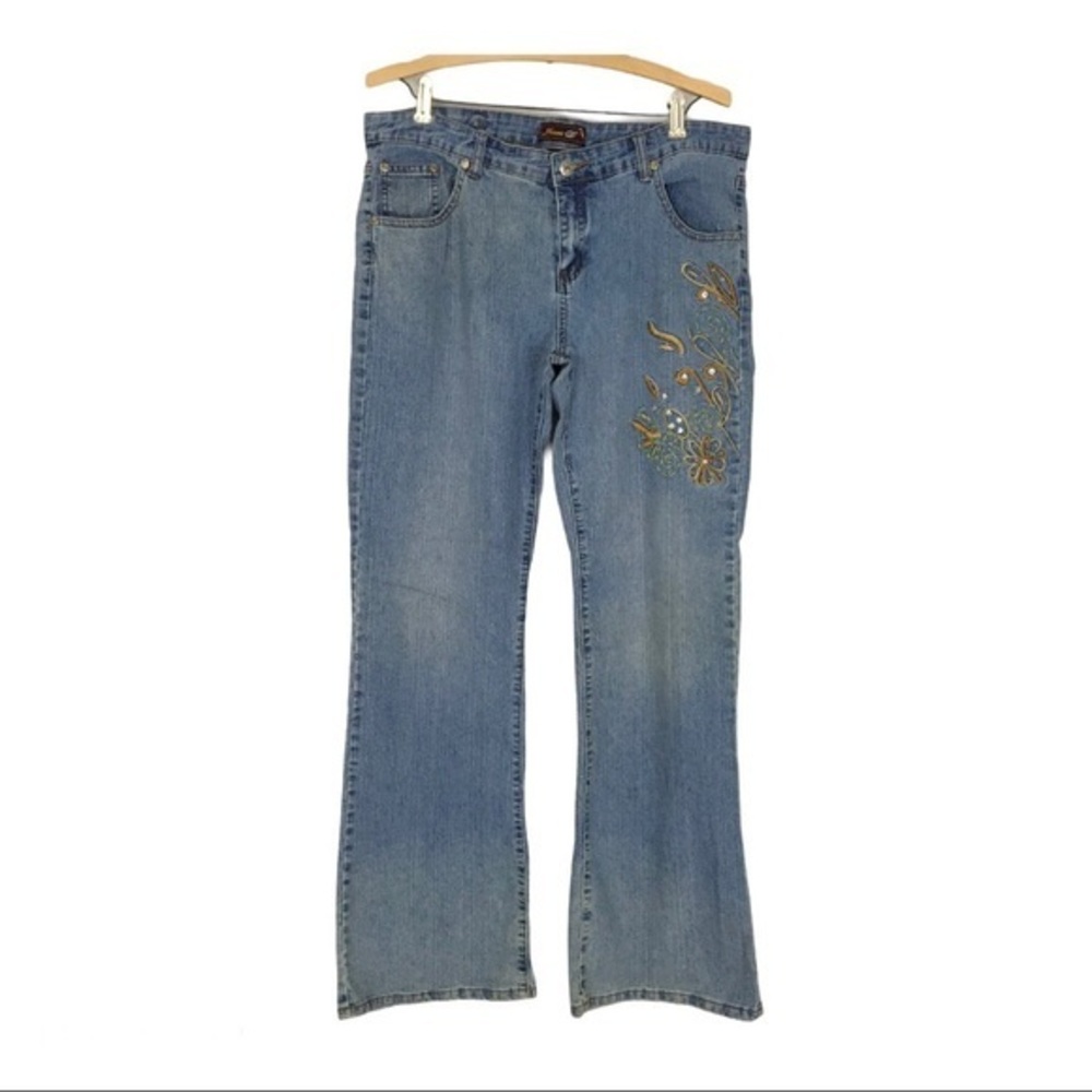 Jeans D Jeans Dirty Wash Denim Embellished 13